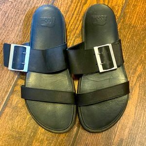 Sorel Black Sandals! Slightly used